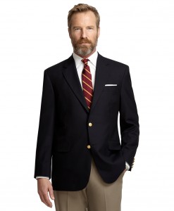 Klasický jednořadý blazer