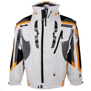 Jackets-Ski-Spyder-Alpine-Insulated-Men-Jackets-In-Cream-Orange